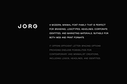 JORG - Minimal Display Font Family, a Sans Serif Font by Designova® (Thumbnail 4 of 17)