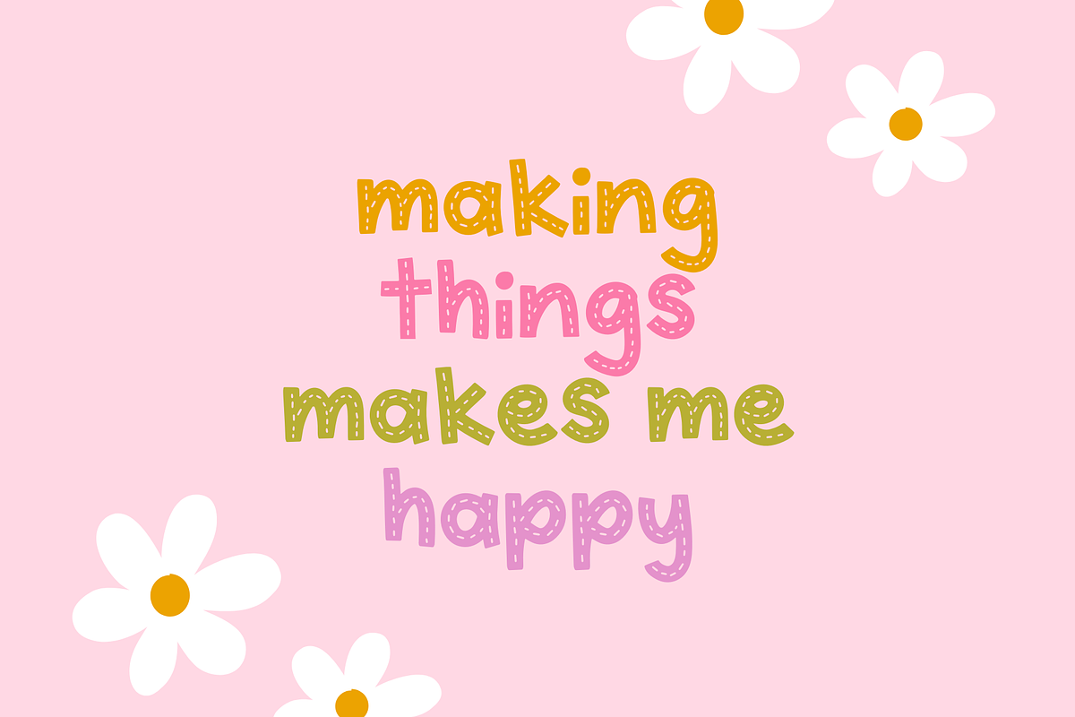 Stitch Font, a Font by Design Pixie (Photo 2 of 6)
