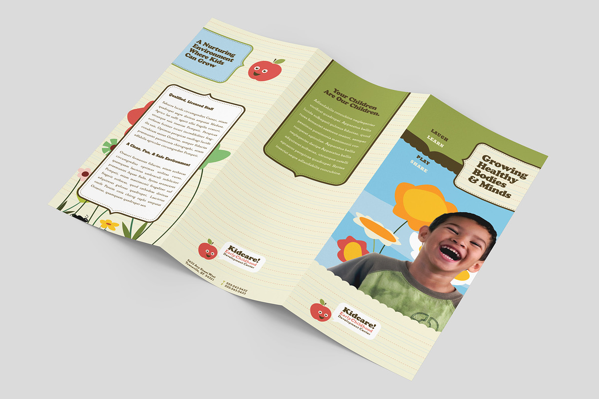 Preschool Brochure Template, a Brochure Template by StockLayouts (Photo 3 of 4)