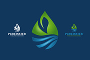 Pure Water Logo Template, a Branding & Logo Template by emotions76 (Thumbnail 2 of 3)