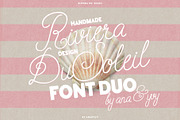 Riviera Du Soleil Font Duo, a Script Font by ana & yvy (Thumbnail 12 of 17)