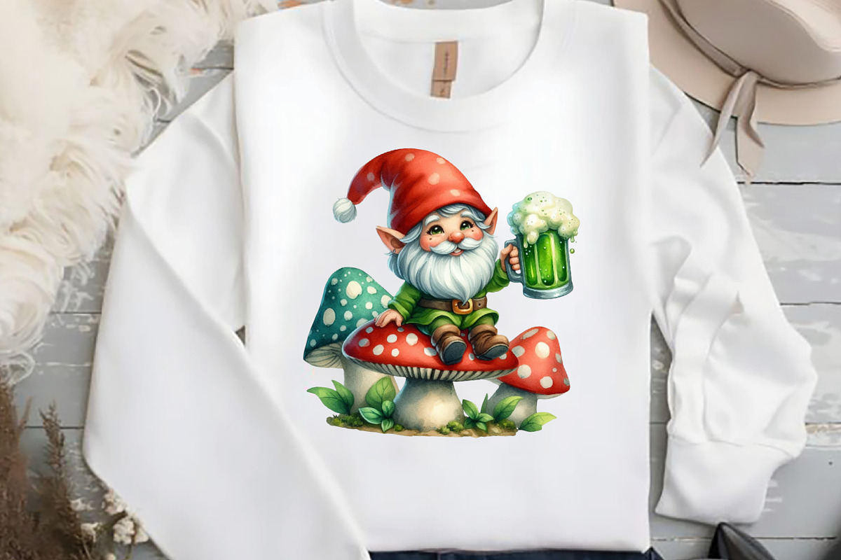 St Patrick's Day Gnomes, an Illustration by DreamCafeArt (Photo 4 of 4)