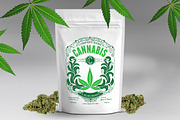 Cannabis Label Logo, a Branding & Logo Template by Shwet Art (Thumbnail 4 of 6)