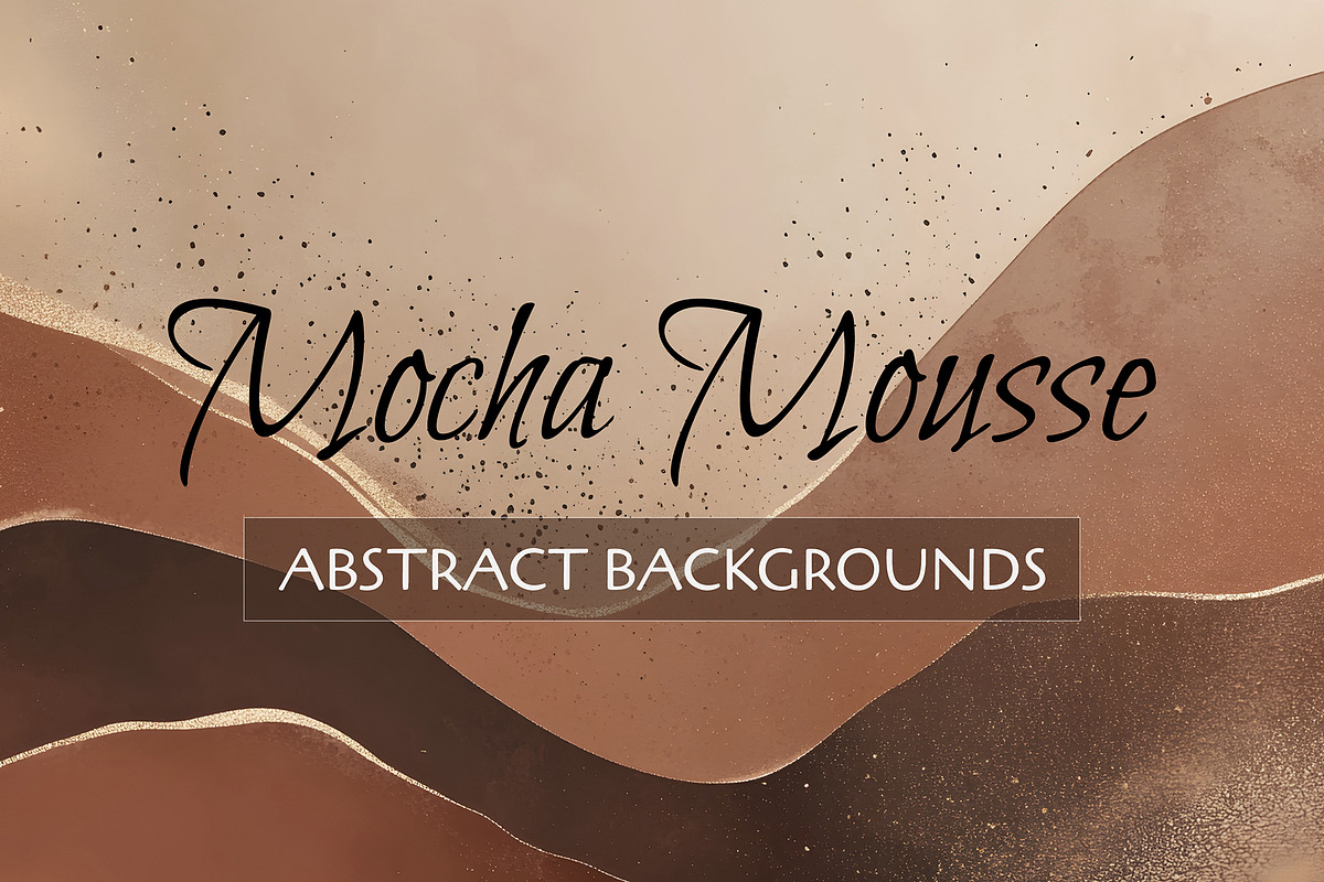 Mocha Mousse Abstract Backgrounds, a Background Graphic by ArtIrisArt (Photo 1 of 6)