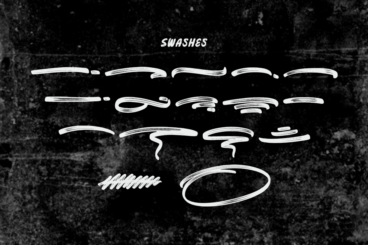 HEAVY BRUSH, a Script Font by Rochart (Photo 8 of 13)