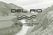 Del Rio Hand Drawn Font