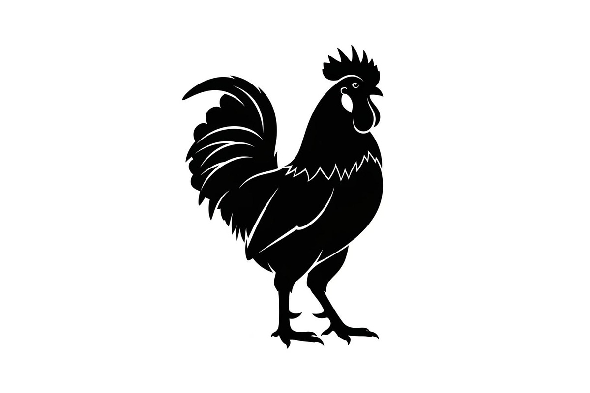 Rooster Chicken Silhouette Bundle, an Illustration by Designs_River (Photo 15 of 51)