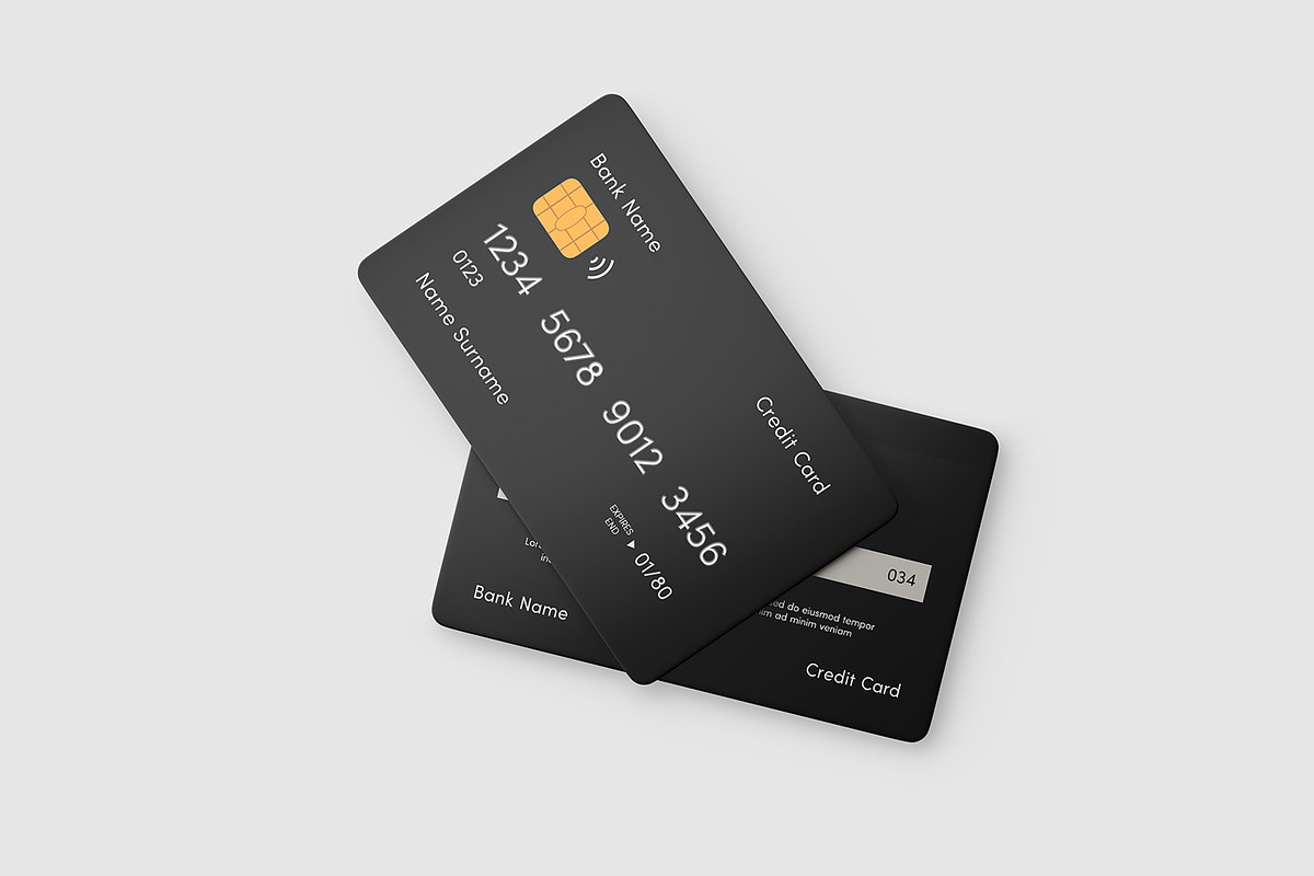 Credit Card Mockup Set, a Product Mockup by ForgeDesign (Photo 6 of 12)