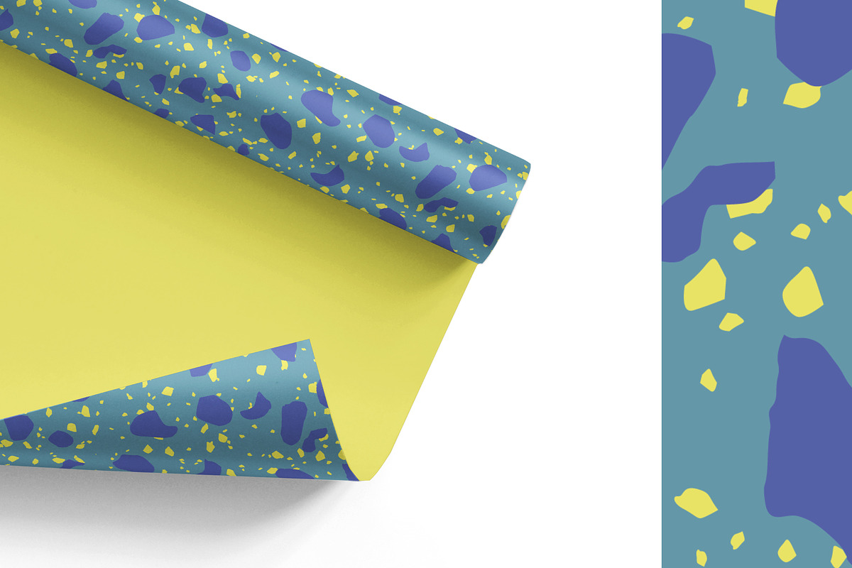 5 Bold Terrazzo Patterns, a Pattern Graphic by Agnes Somogyi PATTERNS (Photo 5 of 5)