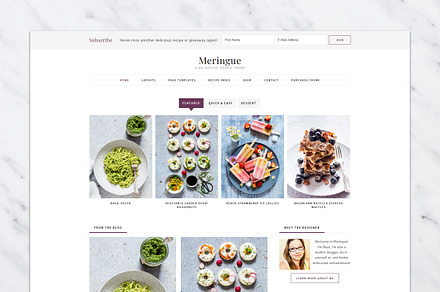 Meringue Theme // Genesis Theme