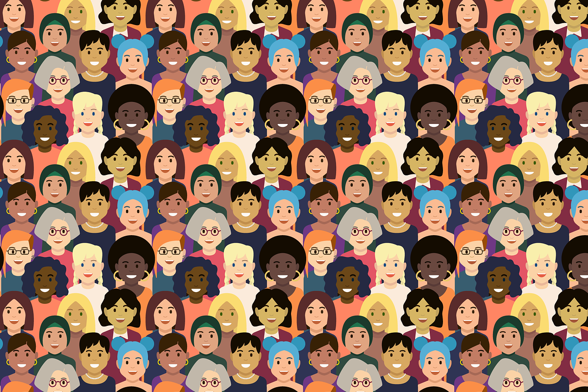 Female Diverse Collection, a Person Illustration by Minkina (Photo 4 of 4)