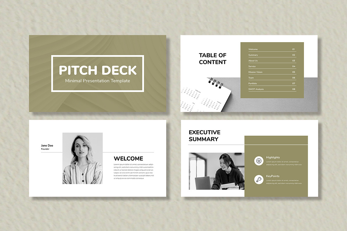 Business Pitch Deck Presentation, a Presentation Template by Mighty-Slide (Photo 2 of 6)