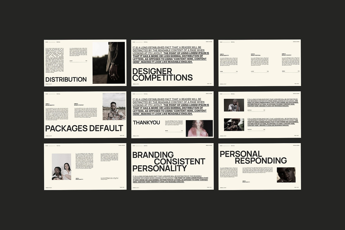JOJO - Brand Proposal Powerpoint, a Presentation Template by studiobasic (Photo 6 of 6)