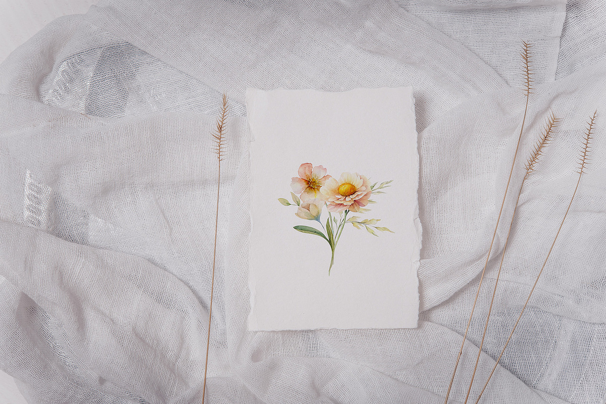 Spring Floral Nature Watercolor Set, a Decorative Illustration by NatalieArtsDenysenko (Photo 11 of 11)