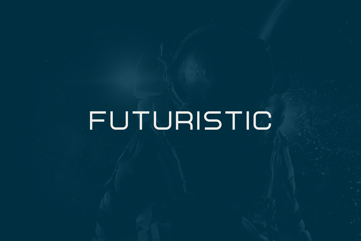Headrio - Futuristic Typeface, a Serif Font by garismantra (Photo 4 of 4)