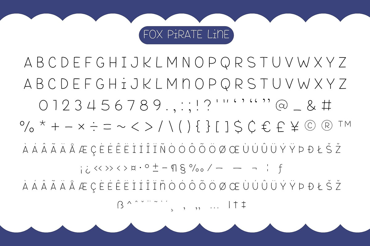 Fox Pirate 5 Fonts Style, a Handwritten Font by Fox7 By Rattana (Photo 10 of 11)