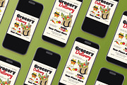 Modern Grocery Delivery Flyer Set, a Flyer Template by Aiyari Graphic (Thumbnail 2 of 3)
