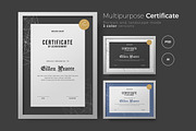 Certificate, a Stationery Template by Creatune (Thumbnail 1 of 7)