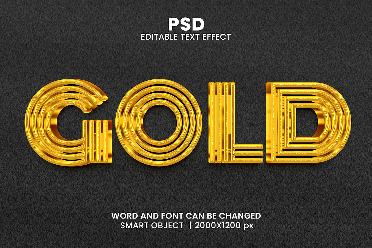 15 best luxury 3d Text Effect bundle, a Layer Style Add-On by bdrobin (Photo 5 of 16)