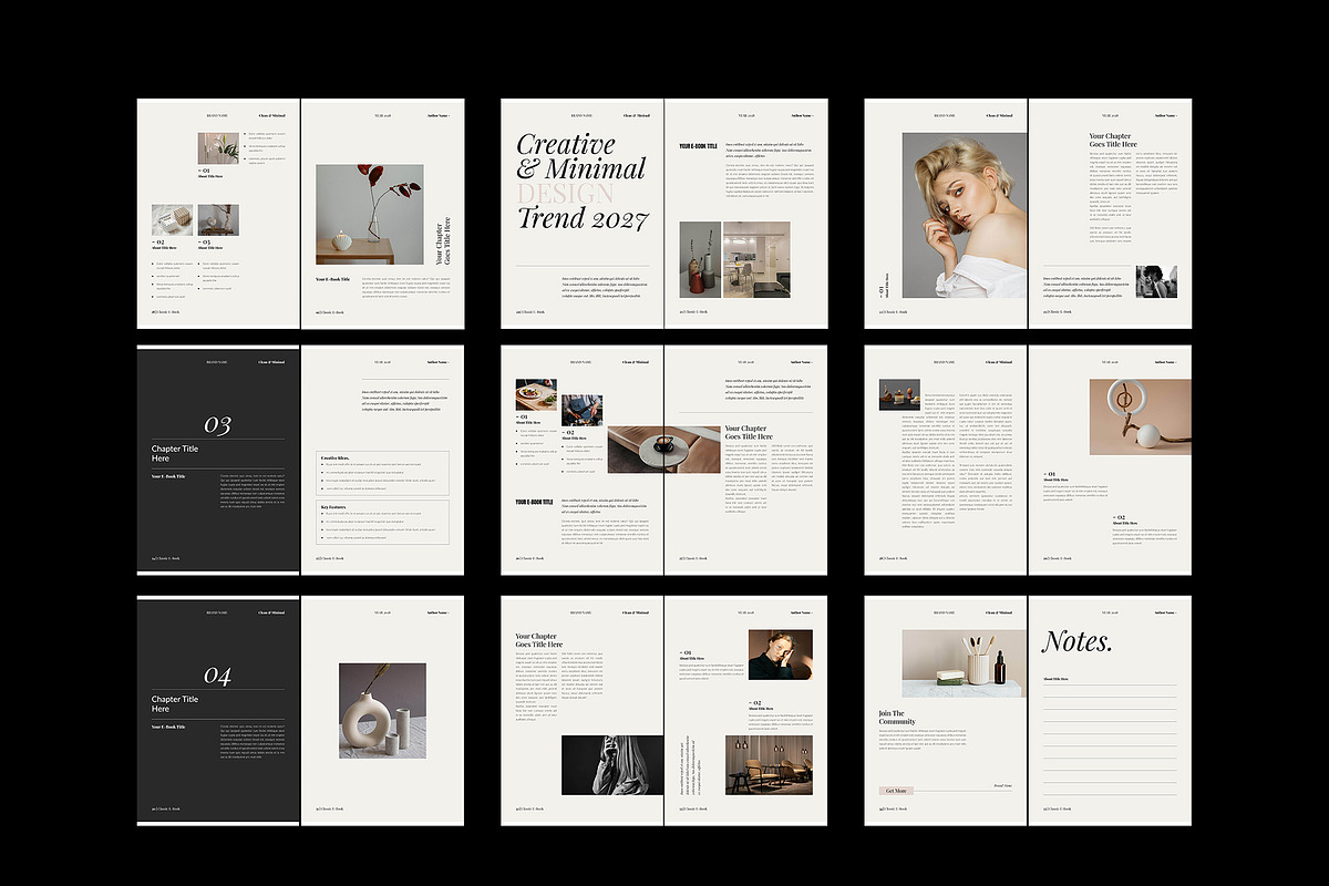 Classic E-book Design Template, a Magazine Template by NorthPeak (Photo 15 of 16)