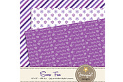 Snow Digital Papers, a Pattern Graphic by JennyL Designs (Thumbnail 2 of 4)