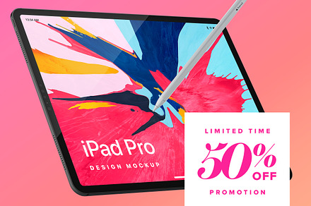 iPad Pro Design Mockup