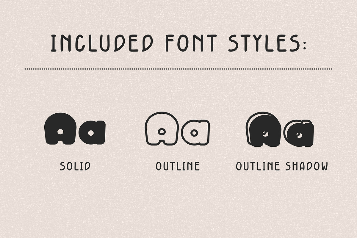 Bubble Display Font - Muffin Soda, a Handwritten Font by ZoloDesignHub (Photo 7 of 8)