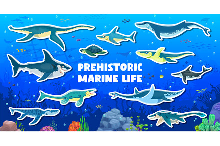 Prehistoric underwater dinosaurs
