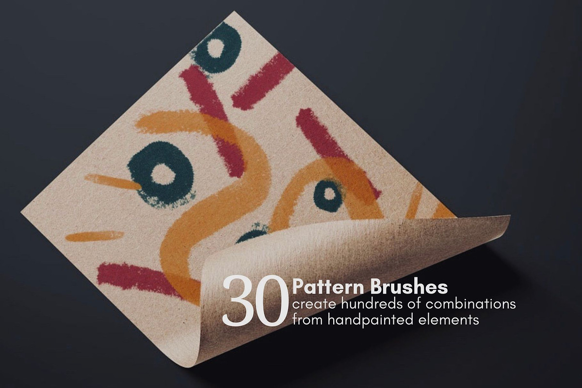 Geometric shapes on canvas ProCreate, a Brush Add-On by dxxb studio (Photo 3 of 3)