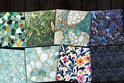 Mosaic Pattern Digital Paper Pack, a Pattern Graphic by Design Scotch (Thumbnail 3 of 8)