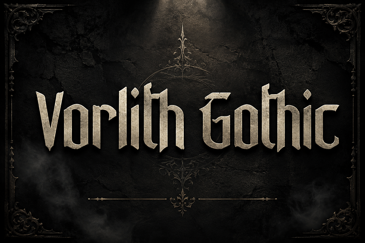 Vorlith Gothic, a Blackletter Font by Wow Magic (Photo 1 of 5)