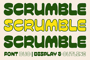 Scrumble | Playful Handwritten Font