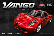 VANGO - Automotive Speed Font, a Font by Konstantine Studio (Thumbnail 1 of 18)