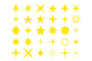 30 Sparkling Star design, an Object Graphic by Pikgura (Thumbnail 2 of 4)