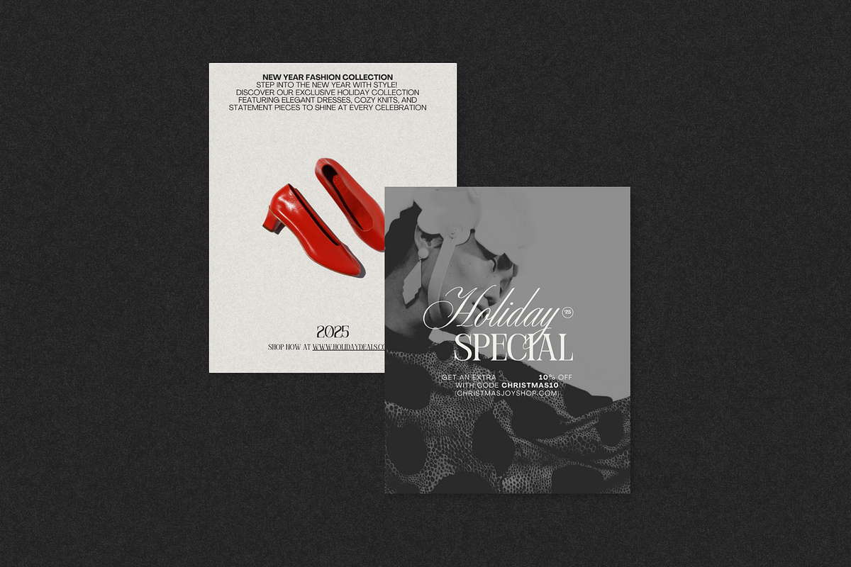 Noël | Holiday Social Media Kit, a Social Media Template by Simple có (Photo 5 of 9)