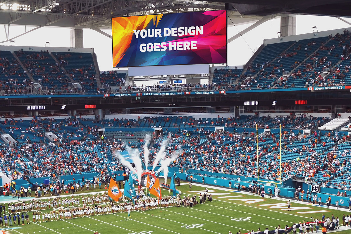 24 PSD NFL Stadium Mockup #1, a Mockup by Laura (Photo 16 of 25)