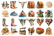 Western Clipart Bundle, a Seasonal Illustration by Daily.Designs (Thumbnail 2 of 4)