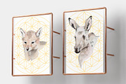Watercolor Animals Set, an Animal Illustration by Flo Sacred Art (Thumbnail 5 of 11)