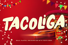 Tacoliga – Bold Playful Display Font