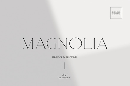 Magnolia. Modern Serif Font, a Serif Font by elvinova