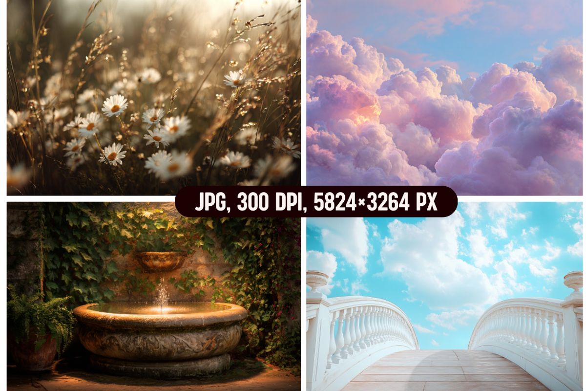 Romantic & Dreamy Photo Backdrops, a Background Graphic by PrintHaven Designs (Photo 12 of 12)