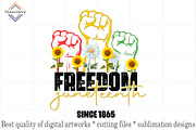 Combo Juneteenth Sublimation Design, a Decorative Illustration by DiamondShop (Thumbnail 14 of 21)