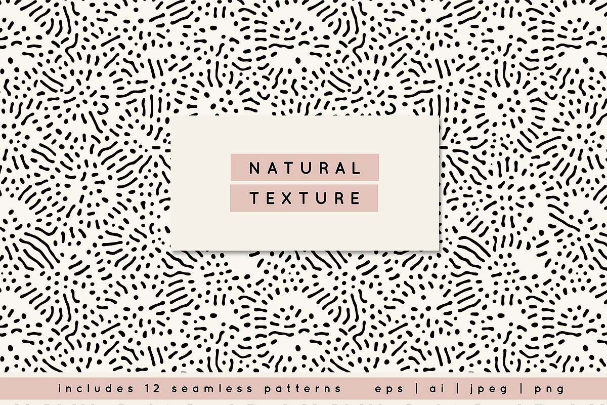 Natural Texture | Seamless Patterns, a Pattern Graphic by Curly_Pat (Photo 1 of 5)