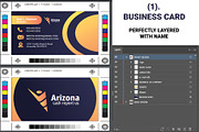 Brand Identity Design Templates, a Stationery Template by Design Fusion (Thumbnail 2 of 4)