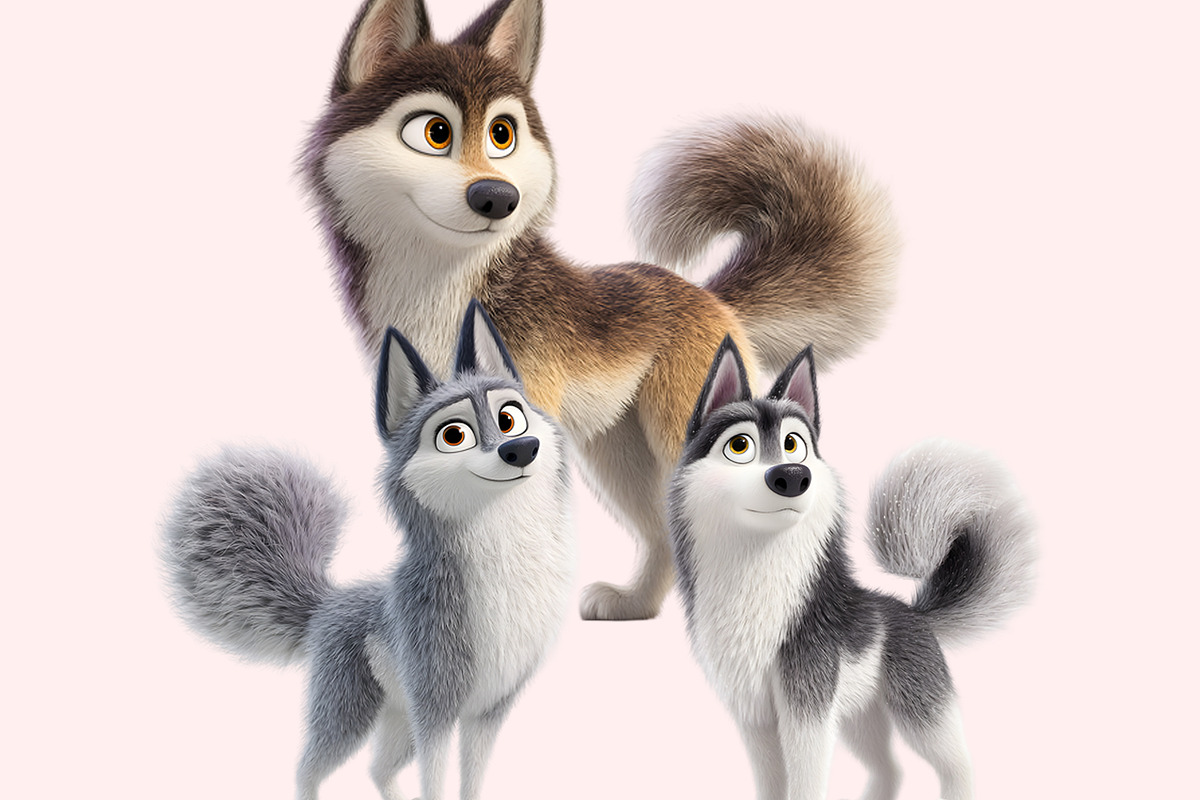 Husky Clipart PNG Bundle, a Graphic by M9 Design (Photo 9 of 11)