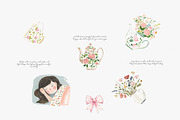 whimsical watercolor clipart set, a Decorative Illustration by Patishop Art (Thumbnail 2 of 10)