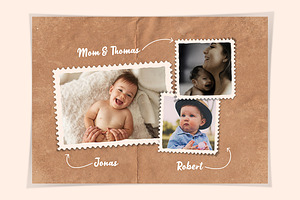 Stamps Style Photo Templates