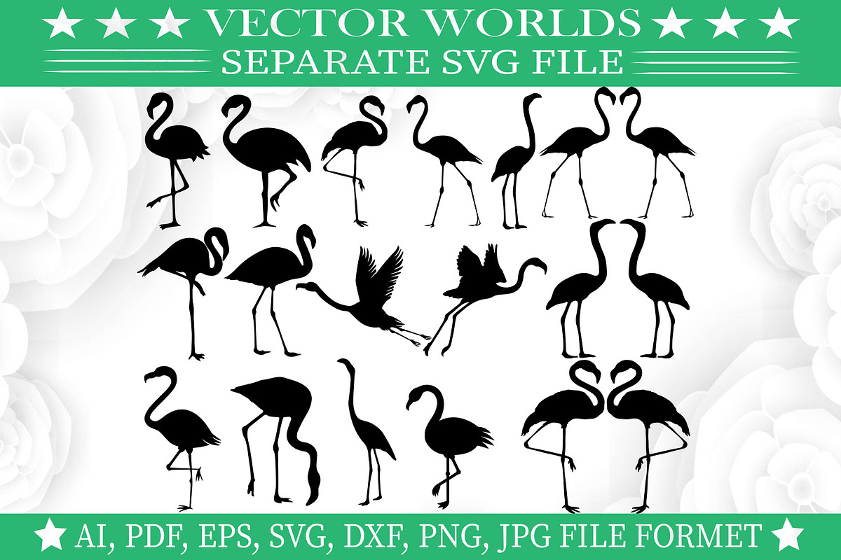 Flamingo Svg, Bird, Birds Svg, an Object Graphic by VectorWorlds