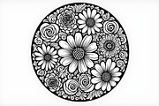 Laser Cut Floral Mandala Bundle, an Illustration by Gfx_Store (Thumbnail 5 of 9)