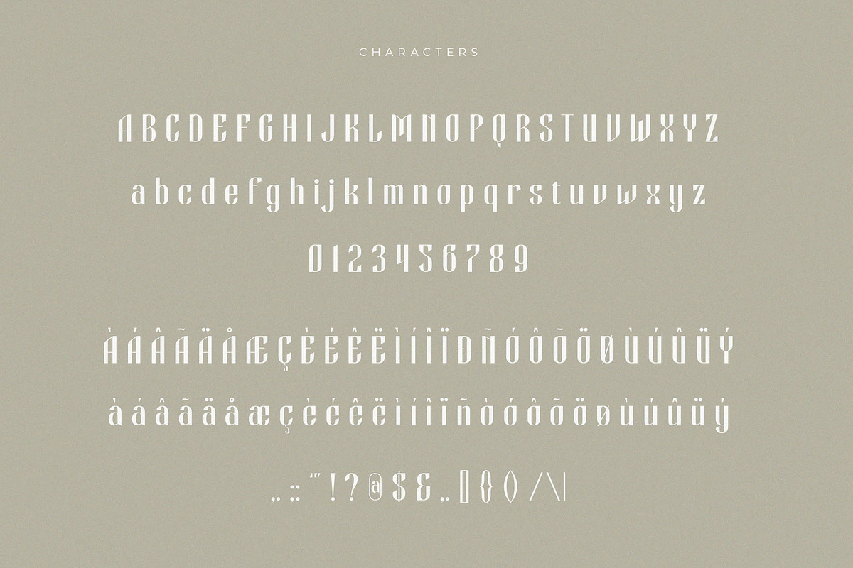Aetherin Retro Modern Condensed Sans, a Sans Serif Font by BrandSemut (Photo 7 of 8)